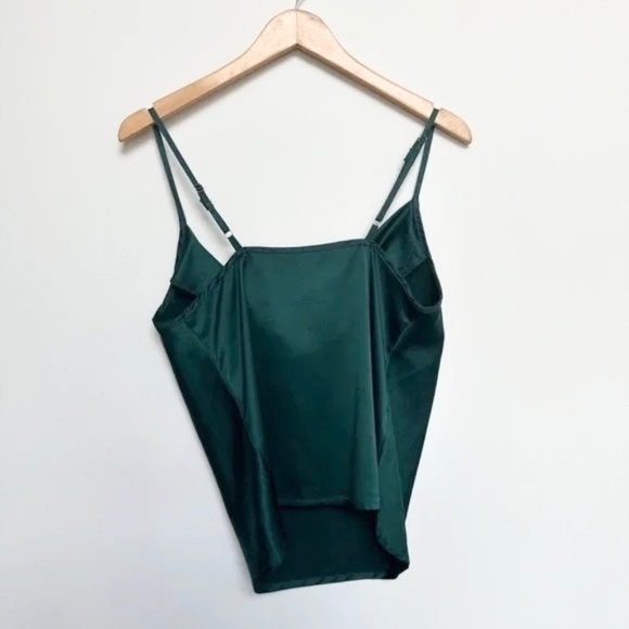 Satin Cowl Neck Camisole / Tank Top - Picture 7 of 8
